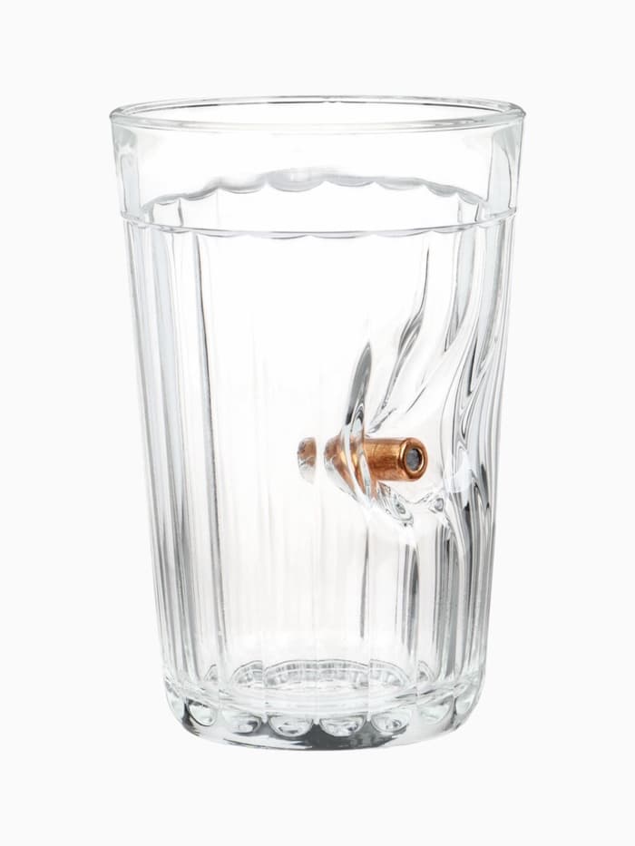 Стакан гранёный непробиваемый с пулей «Характер», 250 мл