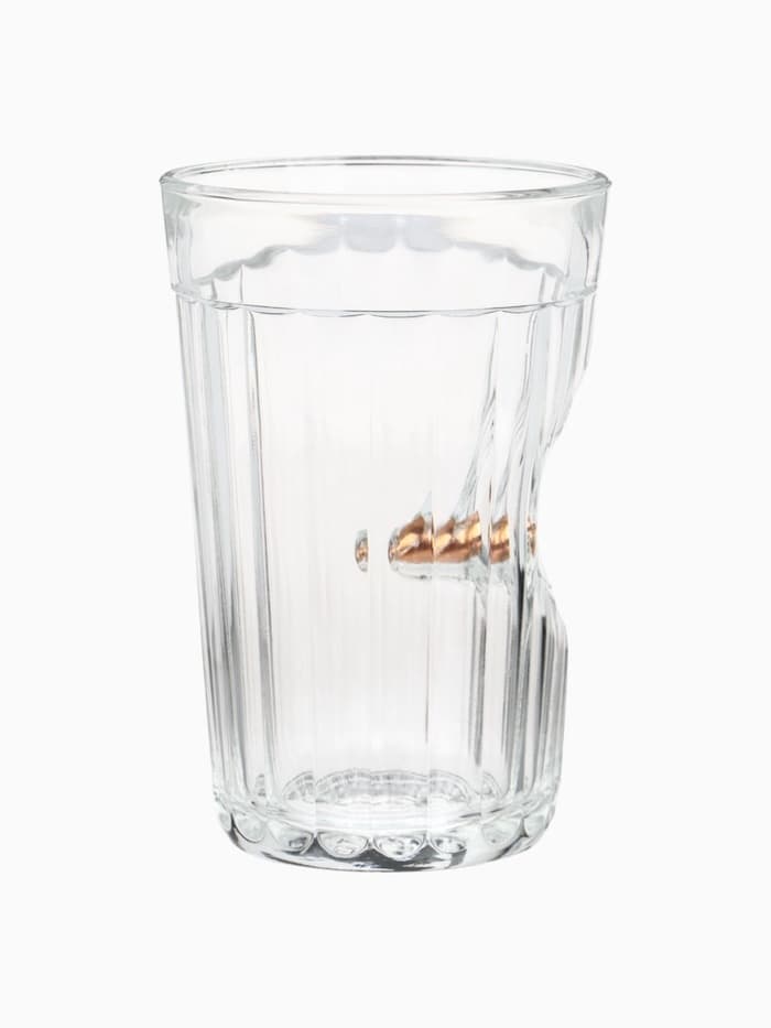 Стакан гранёный непробиваемый с пулей «Характер», 250 мл