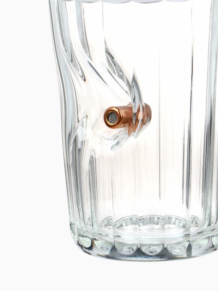 Стакан гранёный непробиваемый с пулей «Характер», 250 мл