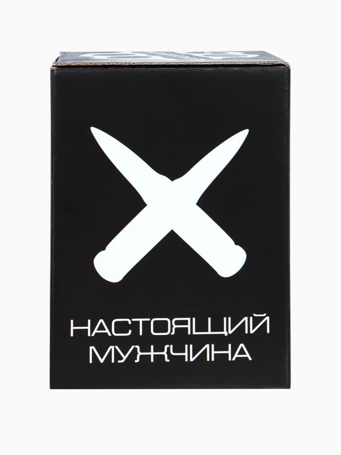 Стакан гранёный непробиваемый с пулей «Характер», 250 мл