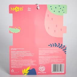 Повязка на голову для мамы и дочки M&B «Family look: фламинго» 2 шт., белый