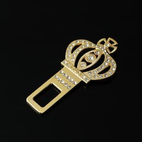 Заглушка ремня безопасности TORSO, Корона, металл