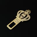 Заглушка ремня безопасности TORSO, Корона, металл