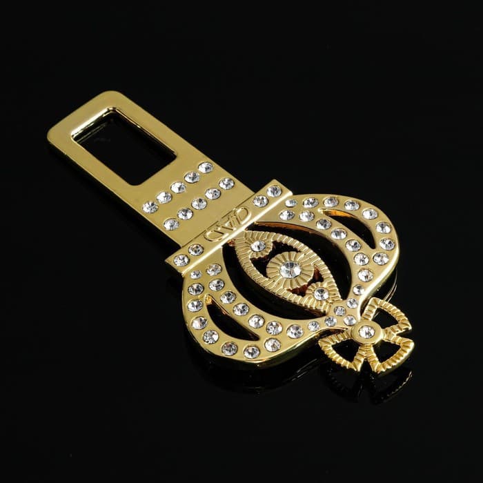 Заглушка ремня безопасности TORSO, Корона, металл