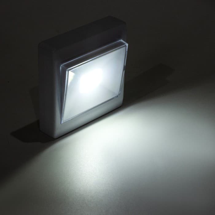 Фонарь-светильник «Мастер К», 3 Вт, COB, от батареек 3×ААА, магнит, липучка, 8.6×3 см