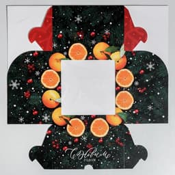 Коробка для капкейков «С Новым годом» 16×16×10 см