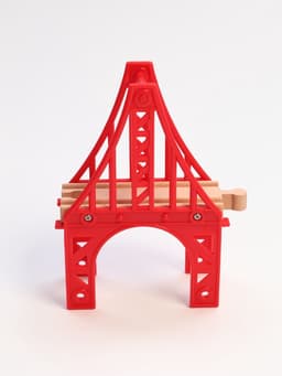 Деталь для железной дороги «Часть моста», размер 10.3×16×4.5 см