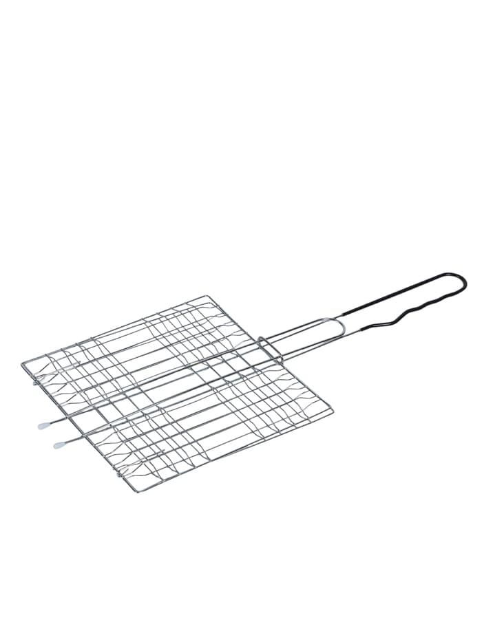 Решётка - гриль универсальная maclay, 21×21 см, хромированная сталь, для мангала