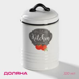 Сахарница Доляна «Гурман», 320 мл, белая