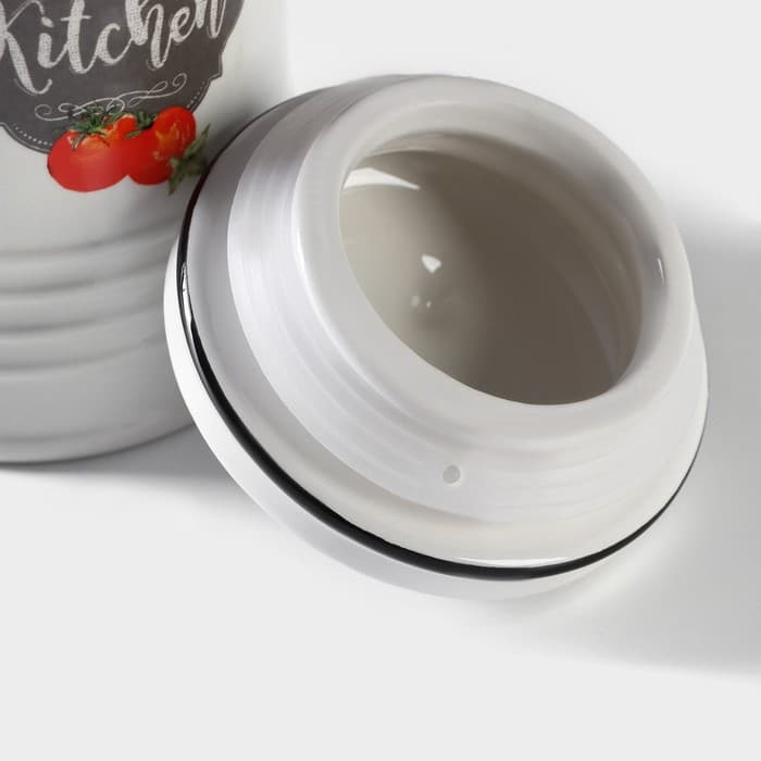 Сахарница Доляна «Гурман», 320 мл, белая