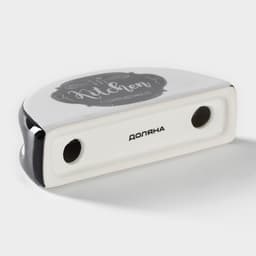 Салфетница Доляна «Гурман», 13.3×3.7×7.1 см, белая