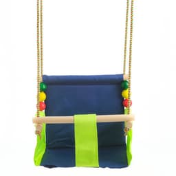 Подвесное кресло для игровой площадки с мягкой сидушкой и спинкой, сиденье 34×28 см, цвет МИКС