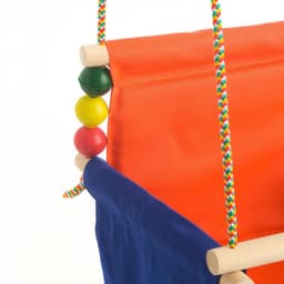 Подвесное кресло для игровой площадки с мягкой сидушкой и спинкой, сиденье 34×28 см, цвет МИКС