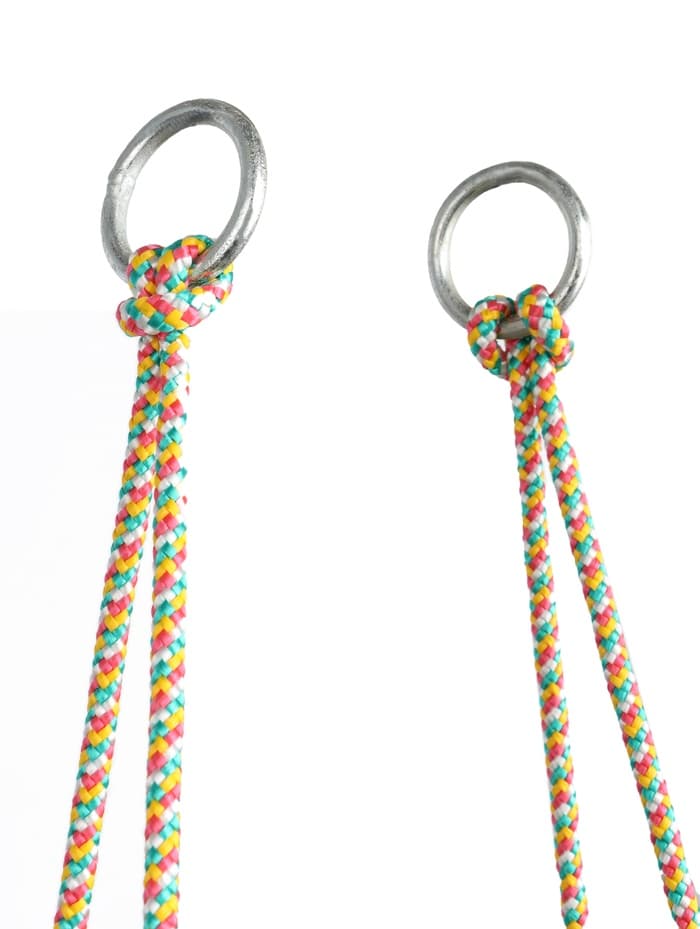 Подвесное кресло для игровой площадки с мягкой сидушкой и спинкой, сиденье 34×28 см, цвет МИКС