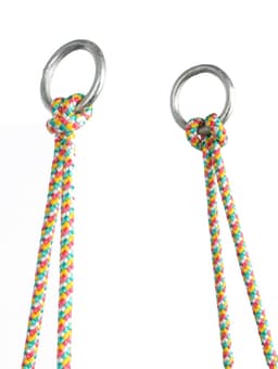 Подвесное кресло для игровой площадки с мягкой сидушкой и спинкой, сиденье 34×28 см, цвет МИКС