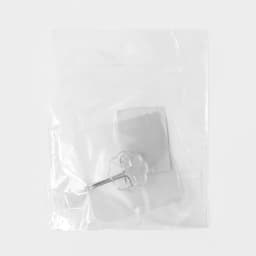 Крючок самоклеящийся Доляна, 5.6×5.6×2 см, прозрачный