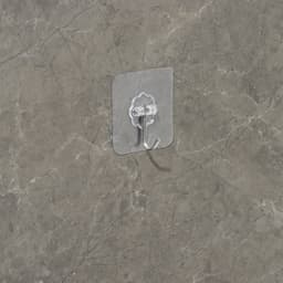 Крючок самоклеящийся Доляна, 5.6×5.6×2 см, прозрачный