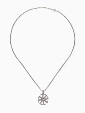 Кулон унисекс «Светоч», цвет чернёное серебро, 60 см