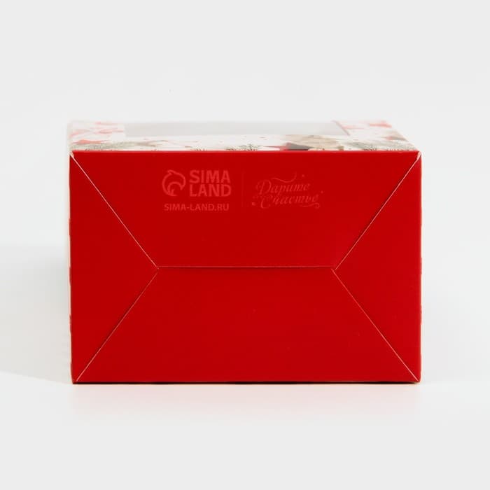 Коробка складная «С Новым годом!», 9×19×6 см