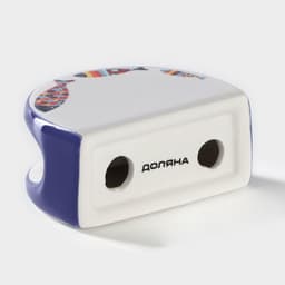 Салфетница Доляна «Емеля», 9.5×7×4.3 см, белая