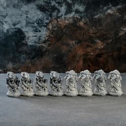 Шахматы подарочные «Русские сказки», 32 шт. фигуры (по 11 см) и доска