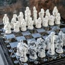 Шахматы подарочные «Русские сказки», 32 шт. фигуры (по 11 см) и доска
