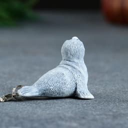 Брелок для ключей на кольце «Нерпа маленькая», 3.5 см