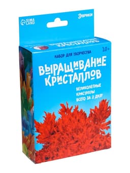 Выращивание кристаллов «Опыты. Лучистый кристалл», цвет красный