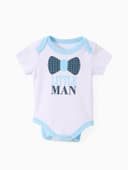 Боди для мальчика «Крошка Я» Little man, рост 68-74 см, белое