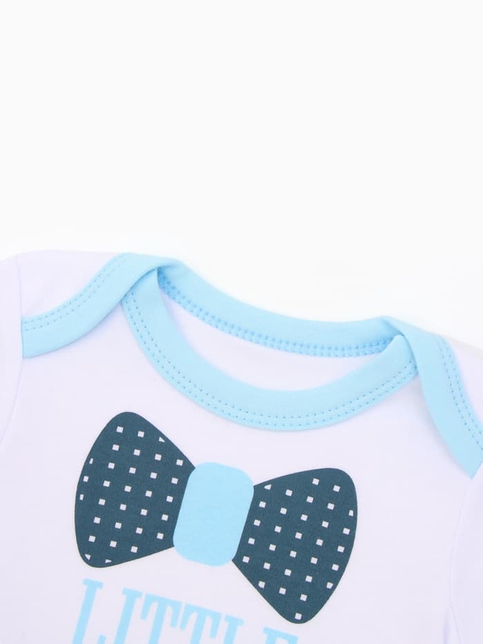 Боди для мальчика «Крошка Я» Little man, рост 68-74 см, белое