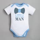 Боди для мальчика «Крошка Я» Little man, рост 80-86 см, белое