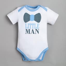 Боди для мальчика «Крошка Я» Little man, рост 80-86 см, белое