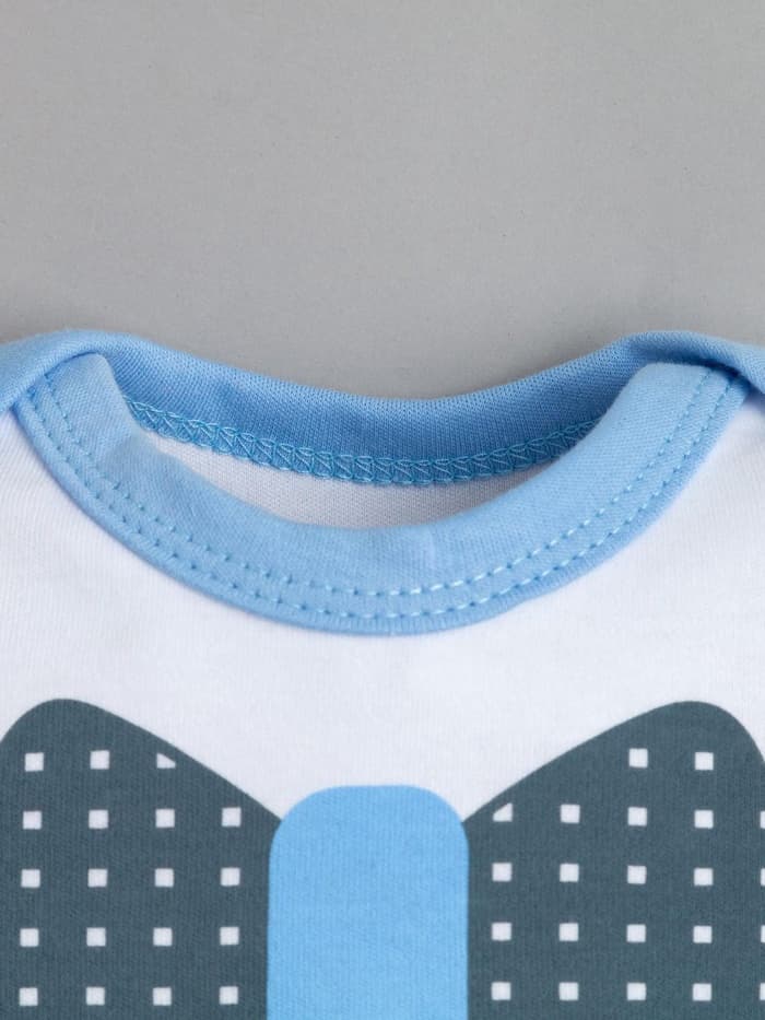 Боди для мальчика «Крошка Я» Little man, рост 80-86 см, белое