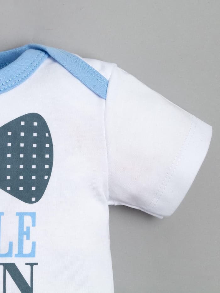 Боди для мальчика «Крошка Я» Little man, рост 86-92 см, белое