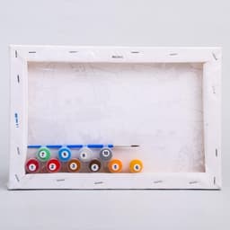 Картина по номерам для детей 20×30 см, «Машинка»