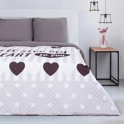 Покрывало «Этель» евро My heart, 230×210±5 см, микрофибра