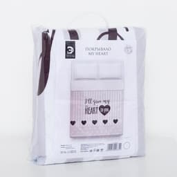 Покрывало «Этель» евро My heart, 230×210±5 см, микрофибра
