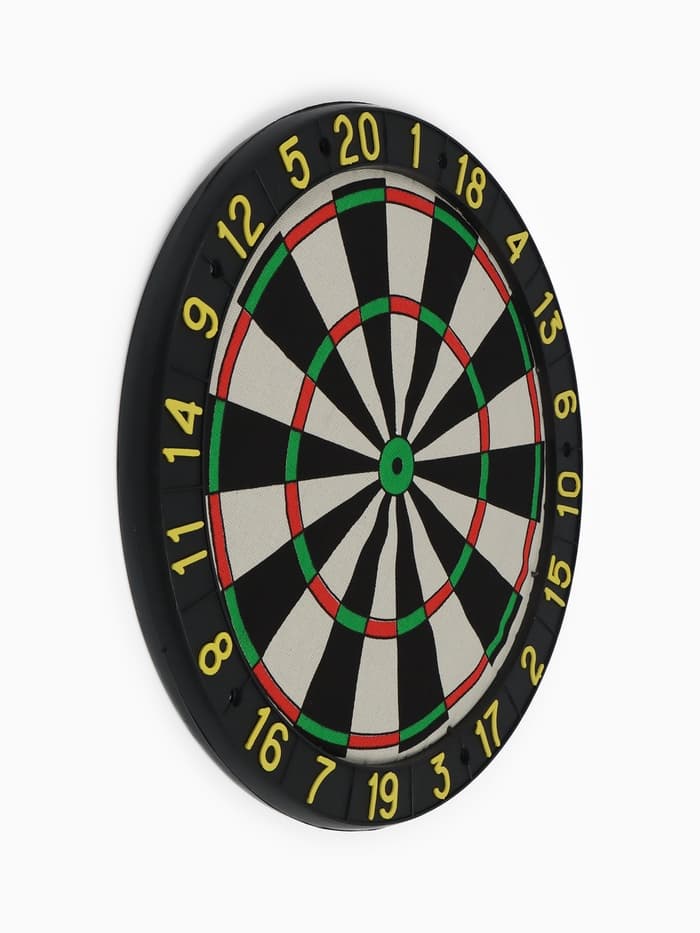 Дартс «Классический», d=43 см, толщина 3 см, 6 дротиков, дротик 14.2×3.2 см