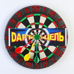 Дартс «В цель», d=35 см, толщина 2 см, 3 дротика, дротик 14.2×3.2 см