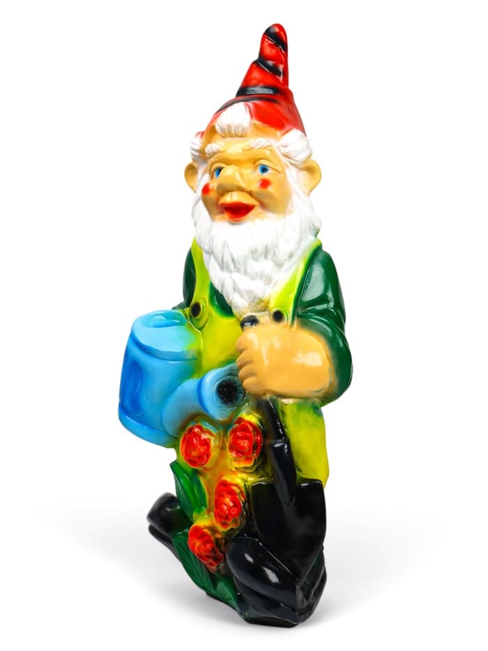 Садовая фигура из гипса «Гном с лейкой», 75×32×39 см