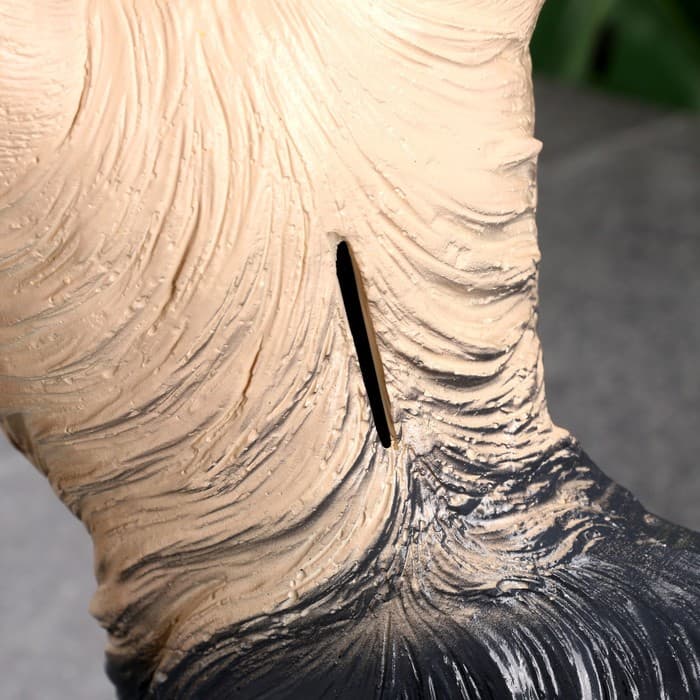 Копилка для денег «Йорк с бантом», гипс, 31×14×28 см