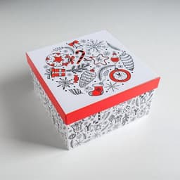 Набор подарочных коробок 3 в 1 «С Новым годом», 18×18×10‒22×22×12 см