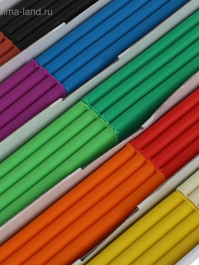 Пластилин плавающий 10 цветов «Кроха»