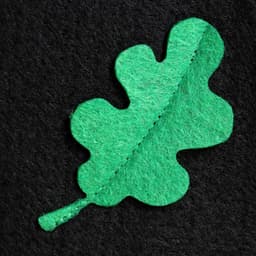 Набор для бани с аппликацией «Дубовый лист», 3 предмета: шапка, коврик, рукавица, войлок, тёмный