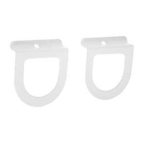 Ручка москитной сетки, металл, белая, 2 шт.