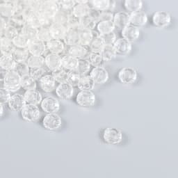 Бусины для творчества пластик «Кристалл с гранями прозрачный», набор 20 г, 0.4×0.6×0.6 см