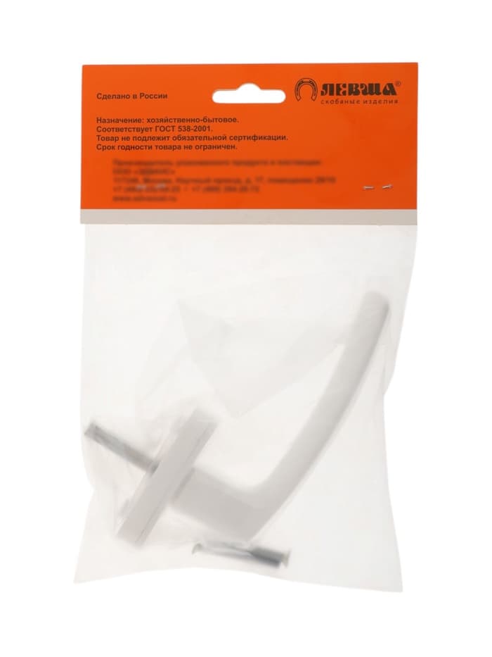 Ручка для окон ПВХ, белая