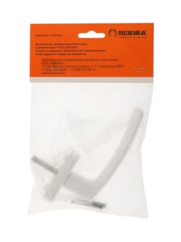 Ручка для окон ПВХ, белая