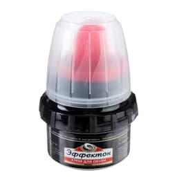 Крем в банке с губкой, 50 мл, черный «Эффектон»