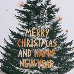 Круглая подарочная коробка Happy New Year, 15×18 см, Новый год